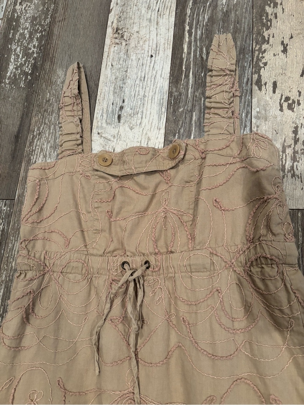 BCBG Embroidered Cargo Pocket Sundress - Picture 2 of 4